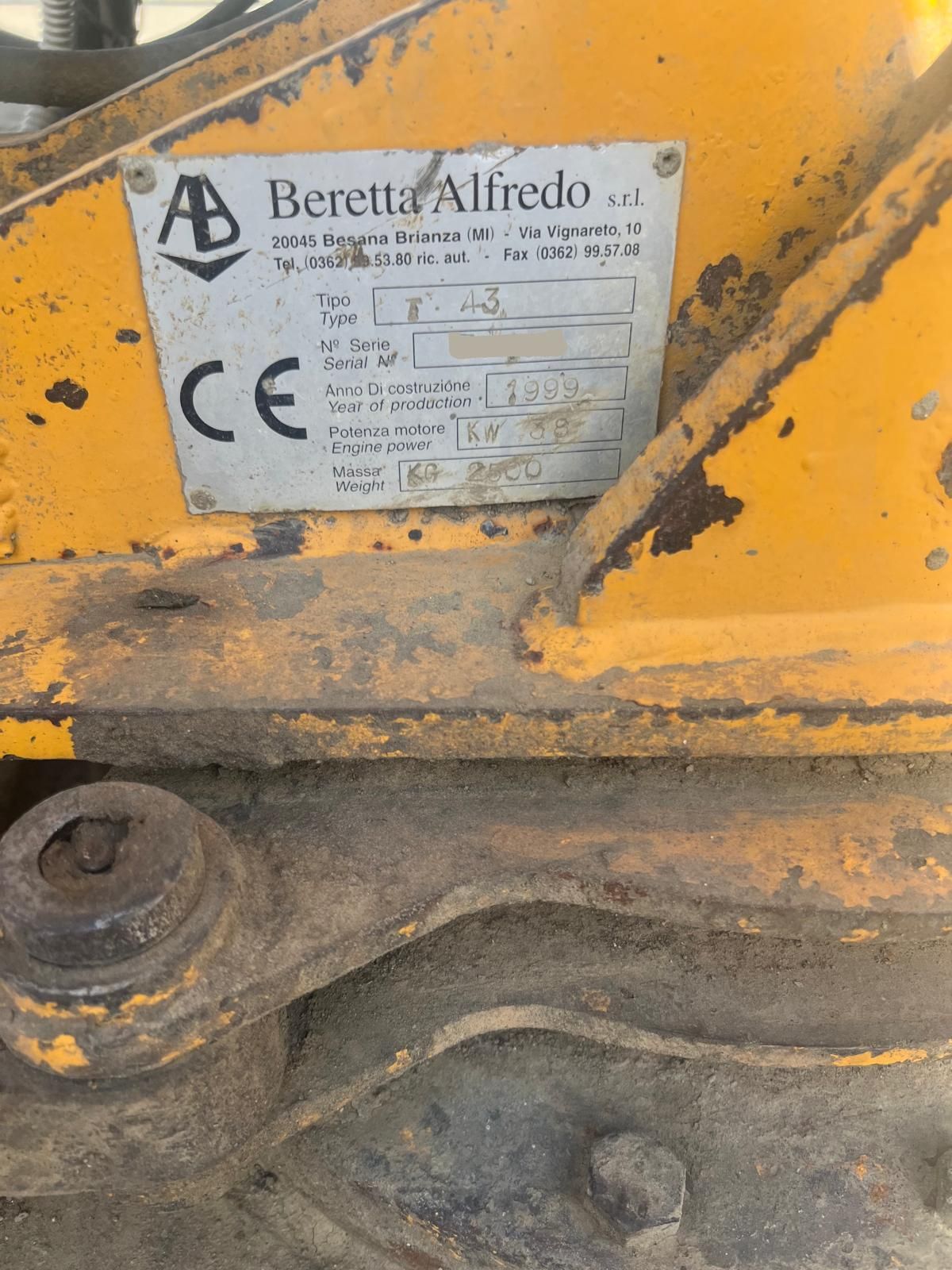 Beretta T-43 separate power pack