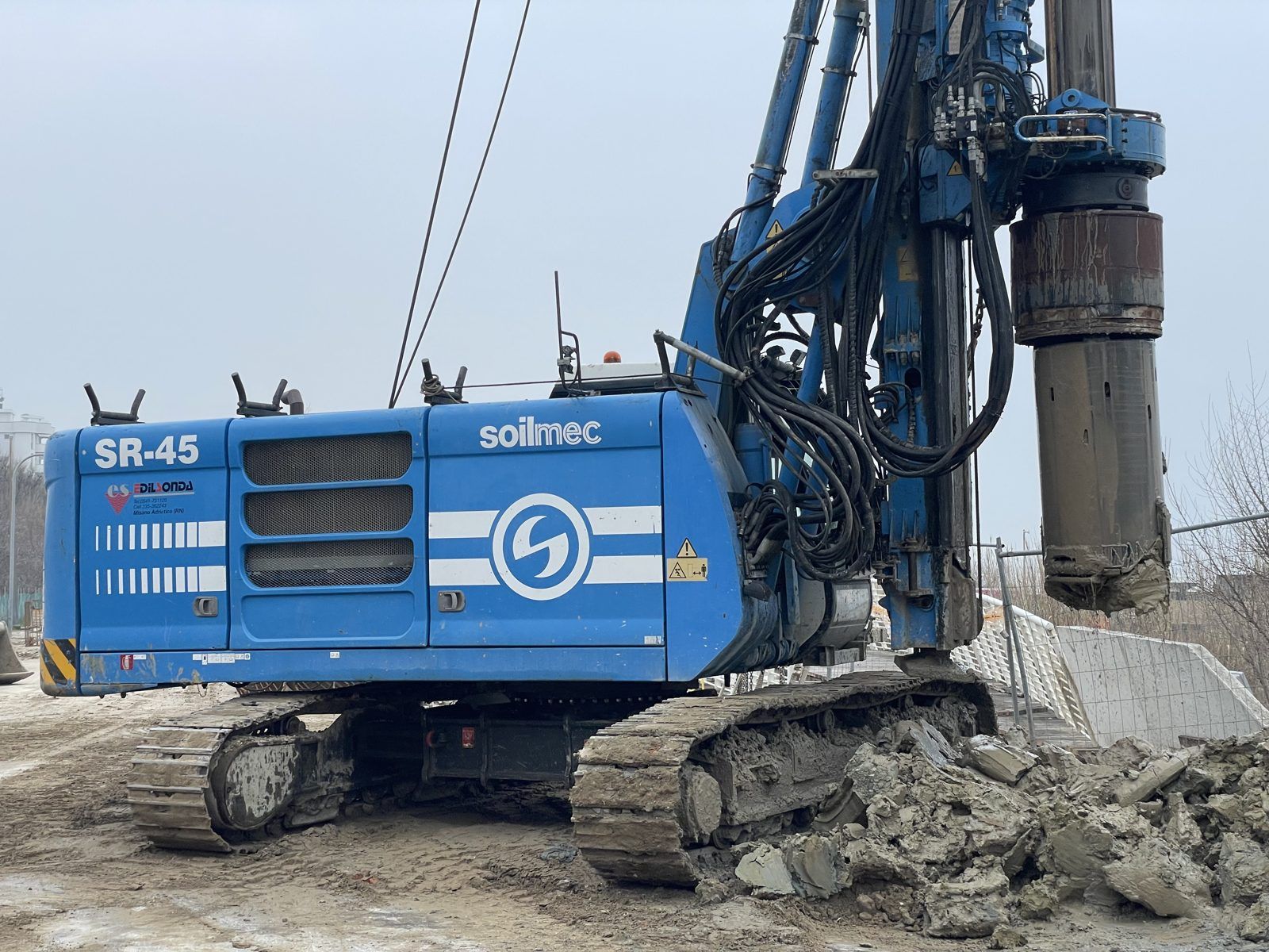 Soilmec SR-45 CFA & kelly bar mode