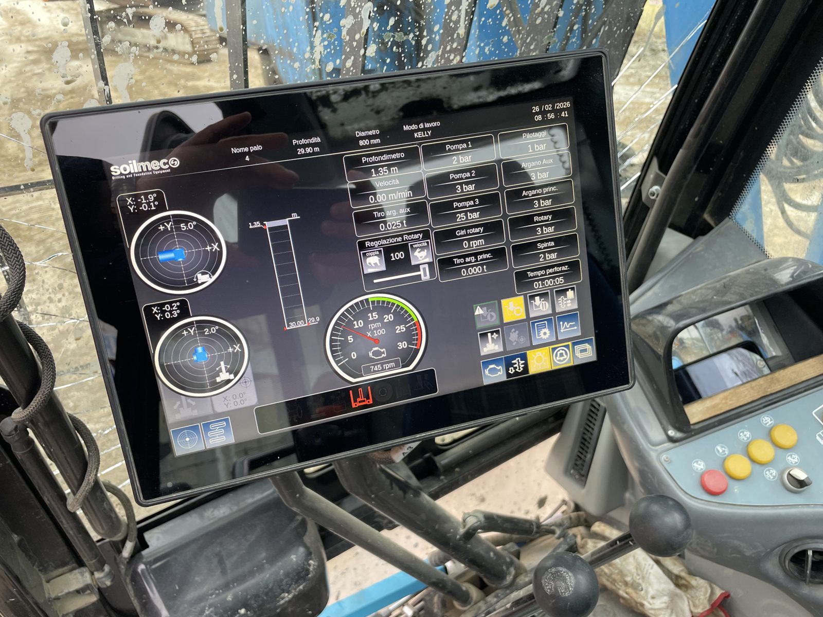 Soilmec SR-45 CFA & kelly bar mode