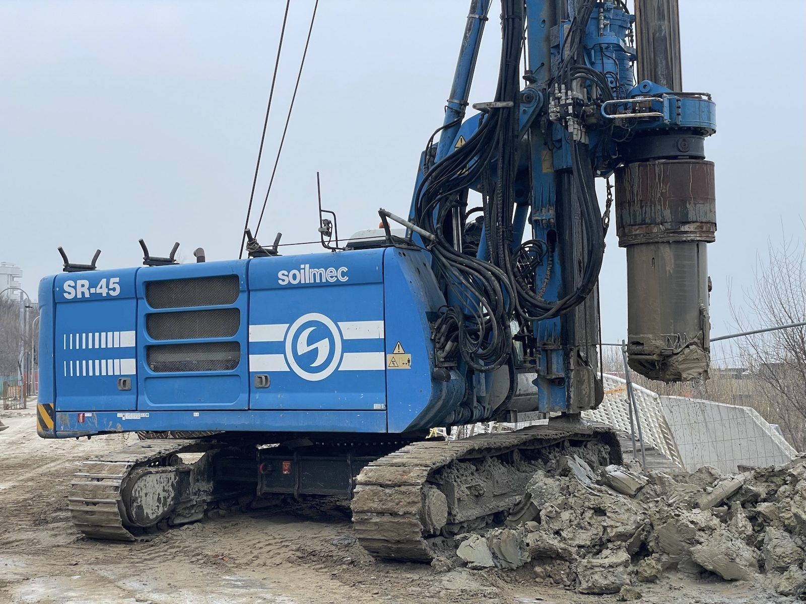 Soilmec SR-45 CFA & kelly bar mode