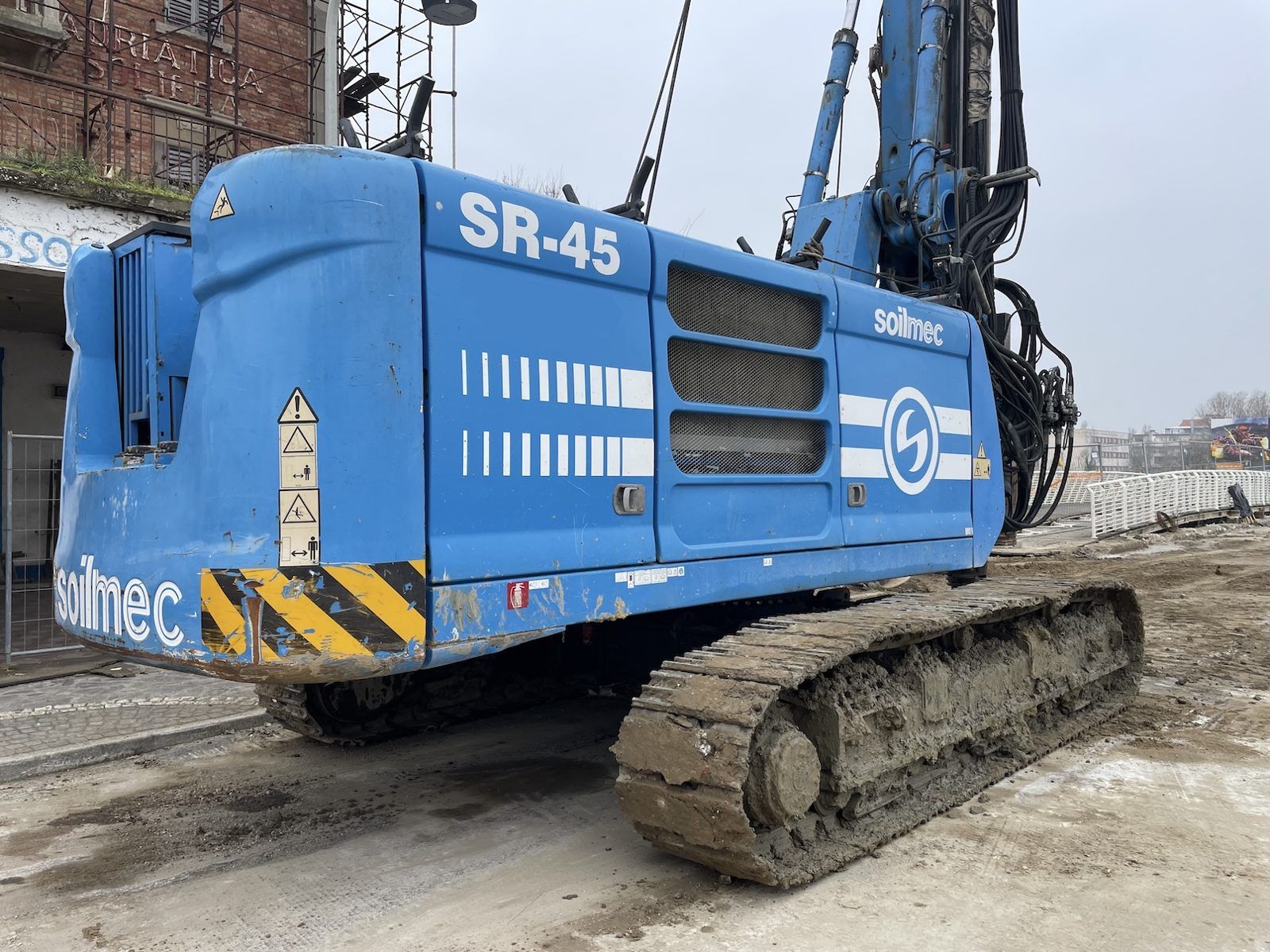 Soilmec SR-45 CFA & kelly bar mode