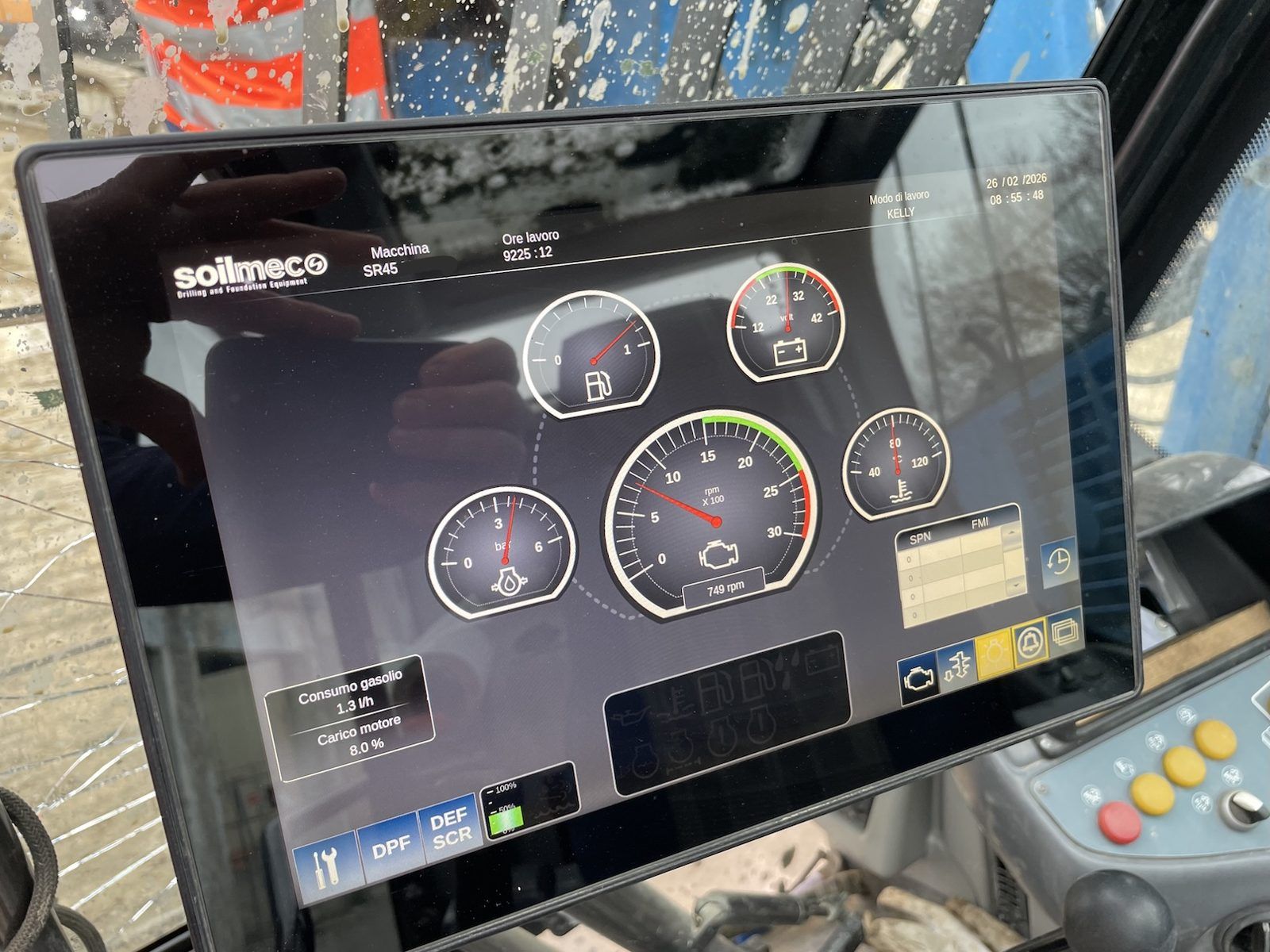 Soilmec SR-45 CFA & kelly bar mode