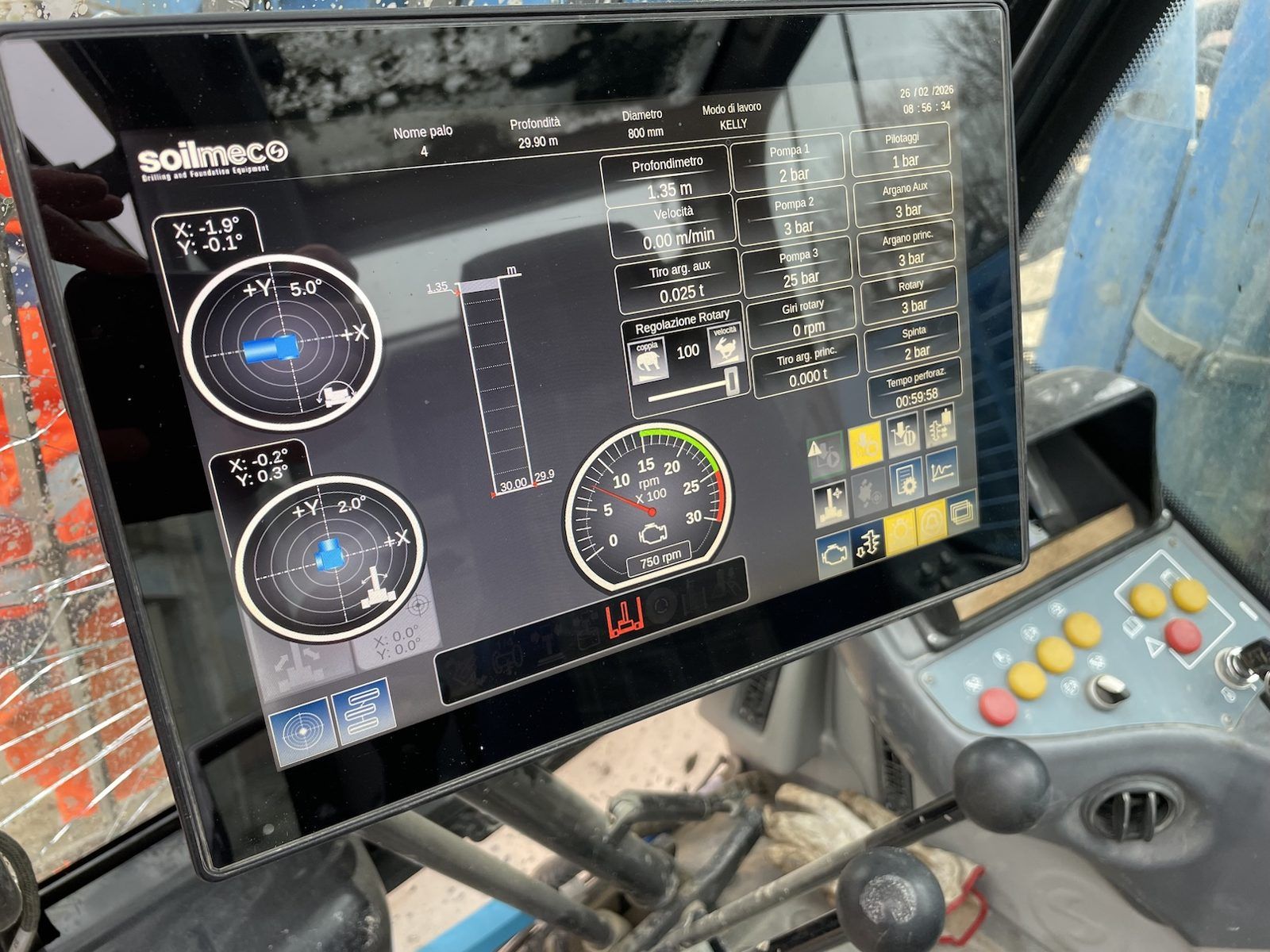 Soilmec SR-45 CFA & kelly bar mode